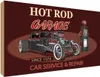 vianmo Holzschild 30x40 cm hot rod Garage car service Produktbild-Vorschau 1