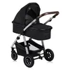 A black and silver Lionelo Amber 3-in-1 combi stroller is shown against a white background. Produktbild-Vorschau