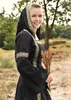 Mittelalterkleid Eleanor mit Kapuze, schwarz : L Größe: L Produktbild-Vorschau 11