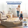 ELONEO Letto ortopedico per cani, taglia L - Marrone Anteprima dell’immagine prodotto 9