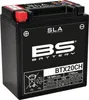 A black battery with white and red branding and text. Produktbild-Vorschau