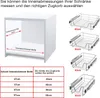 JOIEYOU Teleskopschublade Küchenschrank Organizer aus Produktbild-Vorschau 7