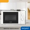 Exquisit Mikrowelle MW 900-030G weiss | Grill | max. 1000 W Produktbild-Vorschau 5