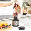 4-in-1 Entsafter Mixer, 1 L Kanne, 2 Geschwindigkeiten, Edelstahlmesser Voir les images du produit