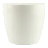 A white planter pot on a white background. Produktbild-Vorschau