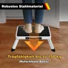 Tritthocker Klappbar, Trittstuhl, Klapphocker, rutschfeste, Produktbild-Vorschau 3