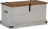 vidaXL Cassapanca HALDEN Bianco 91x48x47 cm in legno di Anteprima dell’immagine prodotto 1