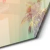 DEQORI Glasbild Echtglas 40x35 cm 'Tropische Pastelltöne' Produktbild-Vorschau 4