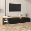 STILVORA Modernes TV-Schrank mit LED-Beleuchtung Lowboard, Produktbild-Vorschau 4