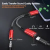 USB Typ C 2 in 1 Mit Zahlen Chip Adapter Ladekabel 3,5 mm Produktbild-Vorschau 2
