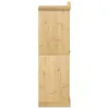 vidaXL Kleiderschrank Corona 55x52x170 cm Massivholz Kiefer Produktbild-Vorschau 5