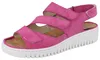 WALDLÄUFER H Willow Damen Sandale pink Velourleder - Größe: Produktbild-Vorschau 1