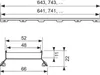 Bac à carrelage TECEdrainline "plaque II" pour receveurs de Anteprima dell’immagine prodotto 2