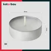 KOTARBAU® Tea lights 100 candele tea light Non profumate Anteprima dell’immagine prodotto 4