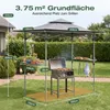 Sekey Grillpavillon 250x150 cm faltbar Garten Pavillon Produktbild-Vorschau 6