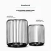 Windlicht 2er Set | Kerzenständer Metall Schwarz | Produktbild-Vorschau 5