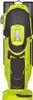 A top-down view of a green and black cordless jigsaw. Produktbild-Vorschau