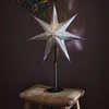 Markslöjd Standstern Glitter silber, H 45 cm x T 16 cm x L Produktbild-Vorschau 2