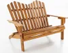 Banco de jardín tipo Adirondack plegable para dos personas, Vista previa de la imagen del producto 2