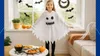Geist Kostüm Kinder Halloween Umhang mit Kapuze 75 cm Produktbild-Vorschau 4
