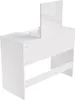 A white vanity table with a mirror. Podgląd zdjęcia produktu