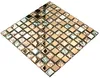 Roségoldenes Glasmosaik „ROSE GOLD MIX-S“, metallische Produktbild-Vorschau 1