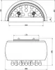 Globo Lighting Wandleuchte Metall verchromt, Glas, Produktbild-Vorschau 11