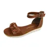 Marco Tozzi  Damenschuhe Sandalen Flach Braun Freizeit, Produktbild-Vorschau 5