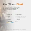 Kobi GU10 LED Spot Lampe 3W 300lm 6200K 230V 5 Stück Produktbild-Vorschau 3