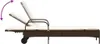 The Living Store Sonnenliegen mit Auflagen 2 Stk. Braun Produktbild-Vorschau 8