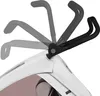 Close-up of a stroller handle showing its adjustable positions. Produktbild-Vorschau