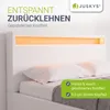 Juskys Polsterbett Lyon 140 x 200 cm mit Bettkasten, LED Produktbild-Vorschau 4