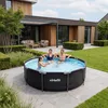 VirtuFit Rundpool Ø 366 x 100 cm Anthrazit inkl. Produktbild-Vorschau 2