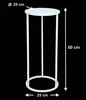 DanDiBo Blumenhocker Metall Weiß Rund 60 cm Blumenständer Produktbild-Vorschau 2