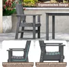 Chaise de jardin COSTWAY résistante aux intempéries, chaise Voir les images du produit 5
