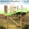 Floranica 6 x lieskový drevený stĺpik výška 150 cm, drevený Náhľad obrázku produktu 5