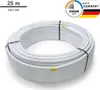 A coiled white pipe on a white background. Anteprima dell’immagine prodotto
