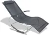 Schaukelliege Siesta schwarz 167x62x80cm Stahlrohr Produktbild-Vorschau 6