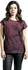 Black Premium by EMP Damen bordeaux T-Shirt mit Produktbild-Vorschau 4