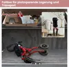 Faltbarer Leichtgewicht-Rollator mit Sitz, Aluminium, 136 Produktbild-Vorschau 5