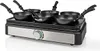 Nedis, 6-teiliges elektrisches Wok-Set mit rechteckiger Produktbild-Vorschau 2