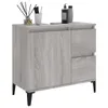 vidaXL Badschrank Grau Sonoma 65x33x60 cm Holzwerkstoff Produktbild-Vorschau 5