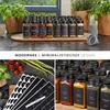 Gewürzgläser Set schwarz | 24 Gewürz Organizer inkl. 336 Produktbild-Vorschau 5