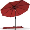 VOUNOT® Sonnenschirm für Balkon, 270 cm, Knickbarer Produktbild-Vorschau 1