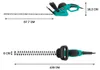 Heckenschere 600 W 610 mm Schnittlänge 16 mm Messerabstand Produktbild-Vorschau 4