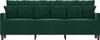 vidaXL 3-Sitzer-Sofa Dunkelgrün 180 cm Samt Produktbild-Vorschau 3