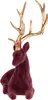 Rentier Velours Dekorative Figur Für Weihnachten Produktbild-Vorschau 5