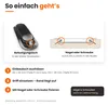 Edelstahl Muldengriff Muschelgriff Möbelgriff Griffmulde Produktbild-Vorschau 4