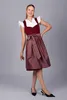 Edelnice Midi Dirndl Luise Samt Rot 46 Produktbild-Vorschau 9