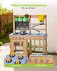 SucceBuy Spielküche für Kinder, Holz-Kinderküche mit Herd, Produktbild-Vorschau 4